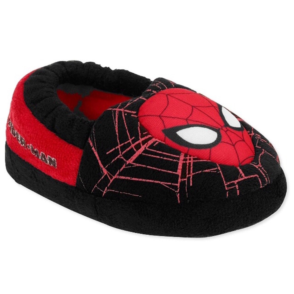 NWT ULTIMATE SPIDER-MAN Toddler Boys Slippers M 7-8